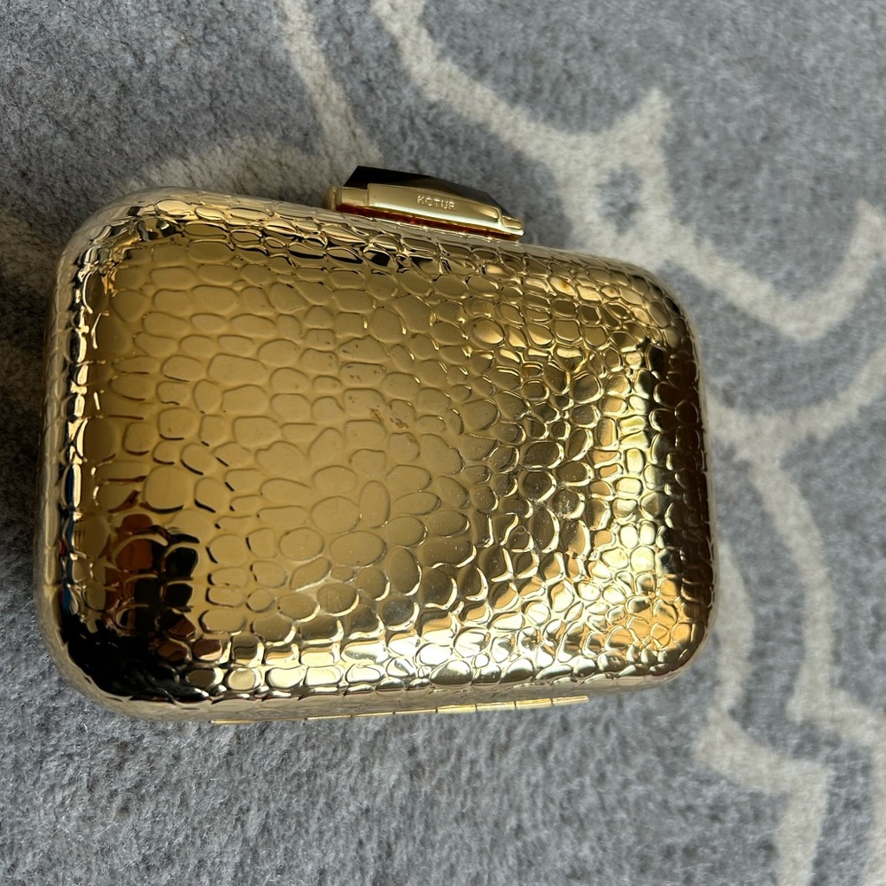 Kotur Morley Gold Clutch Purse
